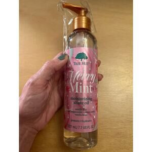 New Tree Hut Merry Mint Shave Oil Gel Peppermint Cotton Candy Vanilla 7.7oz
